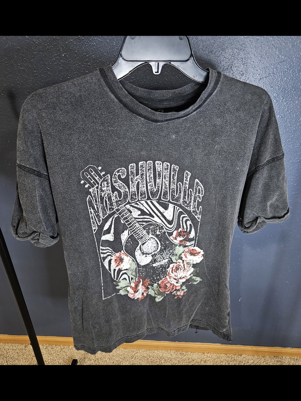 SO Dark Gray Crewneck Cotton Tee